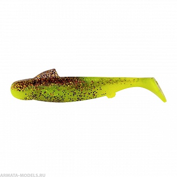 Виброхвост Jap 3,15"/8 см Golden Lime 7шт. (HS-32-048) Helios