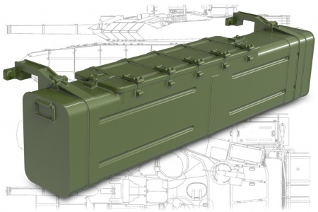 35286MIN Миниатюра Навесной ящик ЗиП для танка Т-90М, Т-72Б3М MINIARM
