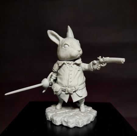 BCK-CM-003 Банни Блад Кэррот | Коллекционная миниатюра 70 мм Blood Carrot Knights