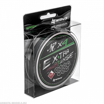Шнур Extrasense X4 PE Green 150m   1/15LB 0.17mm (N-ES-X4-1/15LB) NISUS Шнур Extrasense X4 PE Green 150m   1/15LB 0.17mm (N-ES-X4-1/15LB) NISUS