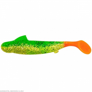 Виброхвост Jap 3,15"/8 см Green Peas OT 7шт. (HS-32-054) Helios