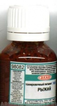 98082 Рыжий тонировочный пигмент Аква 10мл