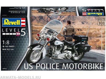 07915 Полицейский мотоцикл США Revell