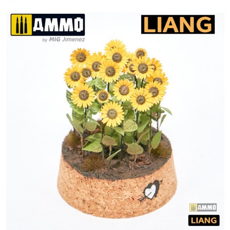 LIANG-0101 Набор декораций Paper Sunflowers for Dioramas