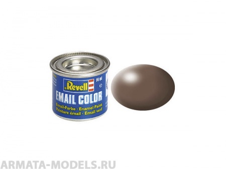 32381 Краска коричневая РАЛ 8025 шелково-матовая