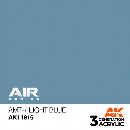 AK11916 Краска акриловая 3Gen AMT-7 Light Blue