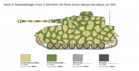 6578ИТ Танк Pz. Kpfw. IV Ausf. H Italeri