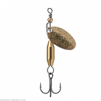 Блесна Вращ.премиум Мира 0 4 гр цв. 05 латунь чешуя (PR-M0-05) Premier