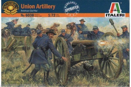 6038ИТ Солдатики Union Artillery (American Civil War) Italeri