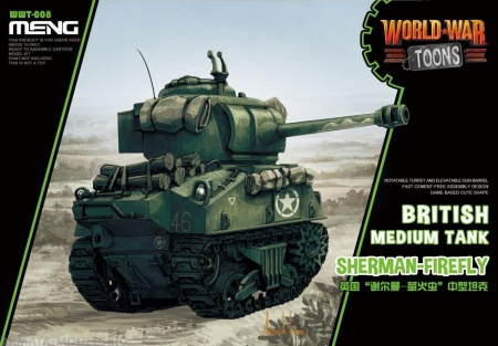 WWT-008 British Medium Tank Sherman-Firefly Meng