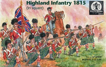 AP039 Highland Infantry 1815 in Square