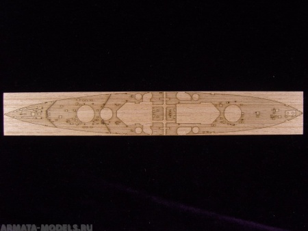 AW20063 Деревянная палуба для HMS Prince of wales