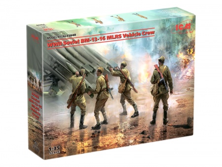 35648 Фигуры, Расчет установки РСЗО БМ-13-16 II МВ ICM 35648 Фигуры, Расчет установки РСЗО БМ-13-16 II МВ ICM