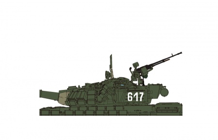 TS-033   RUSSIAN MAIN BATTLE TANK T-72B1 1/35 Meng