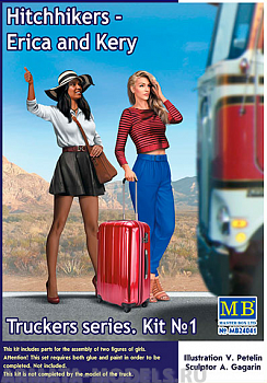 MB24041 Фигуры, Серия дальнобойщики. Автостоп, Эрика и Кери