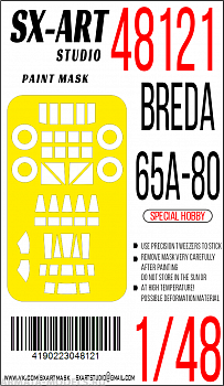 48121SX Окрасочная маска Breda 65A-80 (Special Hobby)