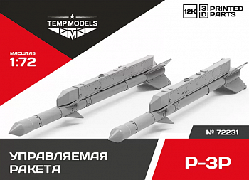 72231 УПРАВЛЯЕМАЯ РАКЕТА  Р-3Р 1/72