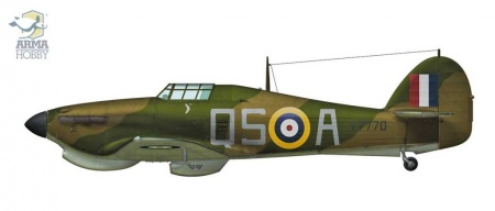 AH70026 Hurricane Mk I trop Western Desert Arma Hobby
