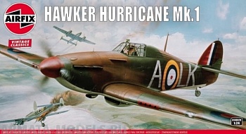 A14002V Сборная модель истребителя  Hawker Hurricane Mk.1 A14002V Сборная модель истребителя  Hawker Hurricane Mk.1