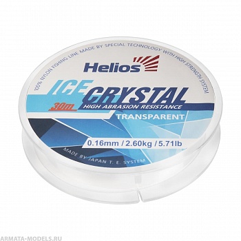 Леска ICE CRYSTAL Nylon Transparent 0,16mm/30 (HS-ICT 0,16/30) Helios