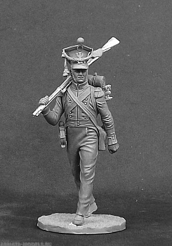 CHM-54277. Вольтижер линейных пехотных полков, Герцогство Варшавское, 1810-14 гг. 54 мм. Материал - смола.