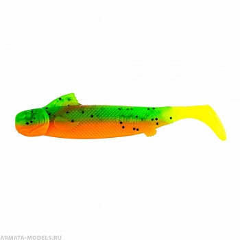 Виброхвост Jap 3,15"/8 см Pepper Green & Orange LT 7шт. (HS-32-032) Helios