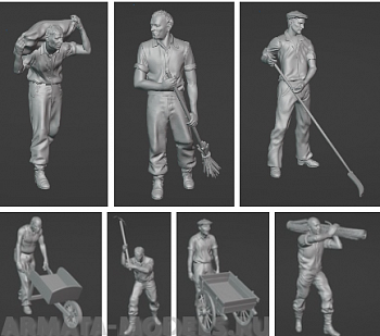 НЕ-43027 Набор работяг (7шт) НЕ-43027 Набор работяг (7шт)