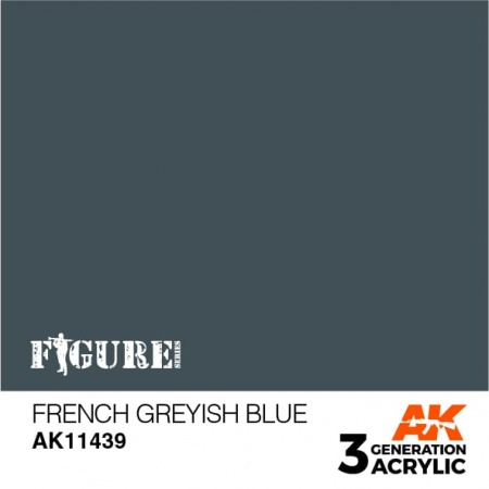 AK11439 Краска акриловая 3Gen French Greyish Blue