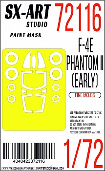 72116SX Окрасочная маска F-4E Phantom II (early) (Fine molds)