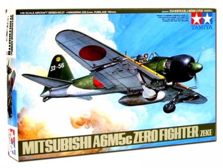61027 Истребитель A6M5с TYPE 52 ZERO (ZEKE) 7 фигур. Tamiya