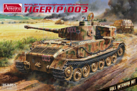 35A051 Сборная модель Tiger P Amusing Hobby