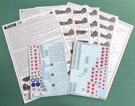 72082B Декаль Hawker Hurricane в СССР 1.72