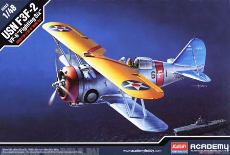 12326  Игрушка  авиация  US Navy Fighter F3F-2 Academy