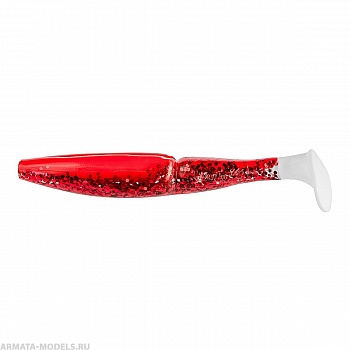 Виброхвост Guru 5,0"/12,7 см Red Sparkles WT 5шт. (HS-31-034) Helios