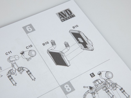 1447AVD Сборная модель КАМАЗ-6522 самосвал AVD Models