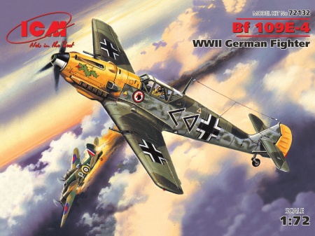 72132 Bf -109 E -4, германский истребитель ІІ Мировой войны ICM 72132 Bf -109 E -4, германский истребитель ІІ Мировой войны ICM