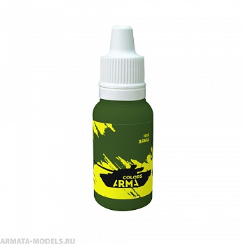 ARC1012 Краска акриловая на водной основе хаки 15мл