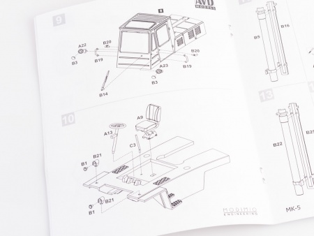 8006AVD Сборная модель Автопогрузчик АП-4014 AVD Models