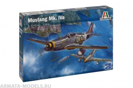 2745ИТ Самолет Mustang Mk.IVa Italeri