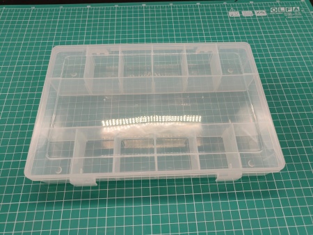 MW-BOX06 Прозрачный пластиковый ящик для хранения 26.5х17х4см