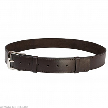 Ремень брючный кожаный №5 коричневый (HS-Р-11№5) Helios