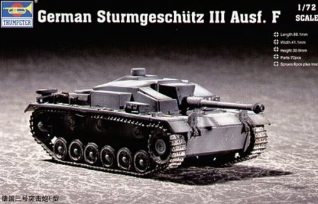 07259P САУ German Sturmgeschutz III Ausf.F Trumpeter