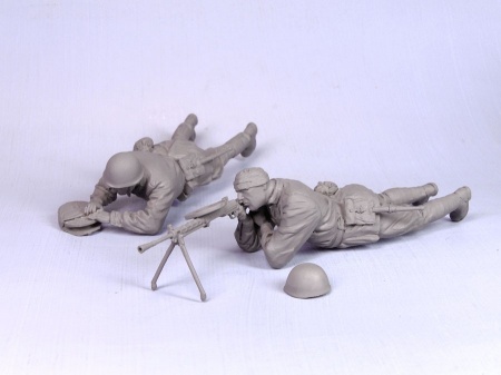 T35112 Советский расчет пулемета Дегтярев (2) Tank