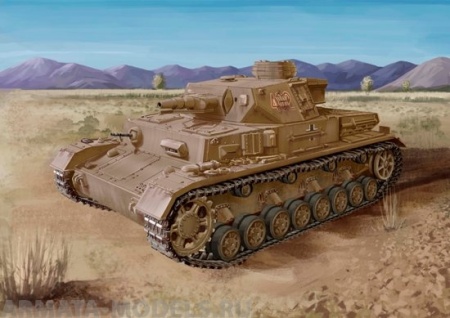 7560Д 1/72 ТАНК Pz.Kpfw.IVAusf.F1 Dragon