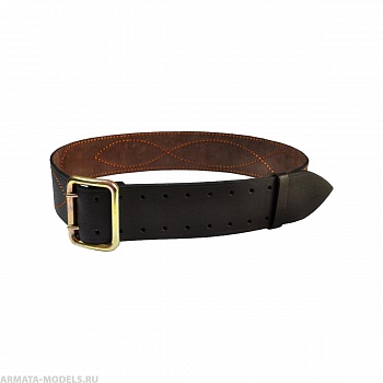 Ремень офицерский кожаный №4 черный (HS-Р-1 №4-1) Helios