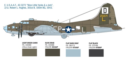 1487ИТ B-17F ЛЕТАЮЩАЯ КРЕПОСТЬ 