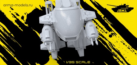 AM35758 Боевой робот из серии фильмов «Робокоп» Ed-209, 75мм Arma Models