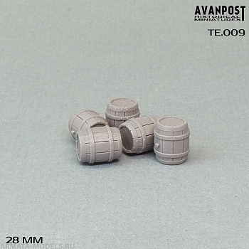 TE.009АП Миниатюра Бочка малая