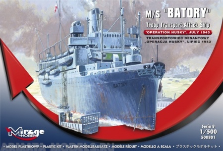 500801 Корабль m/s BATORY Mirage Hobby