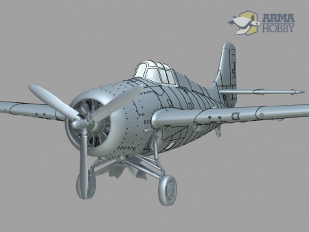 AH70047 F4F-4 Wildcat Expert Set Arma Hobby